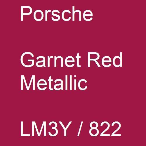 Porsche, Garnet Red Metallic, LM3Y / 822.